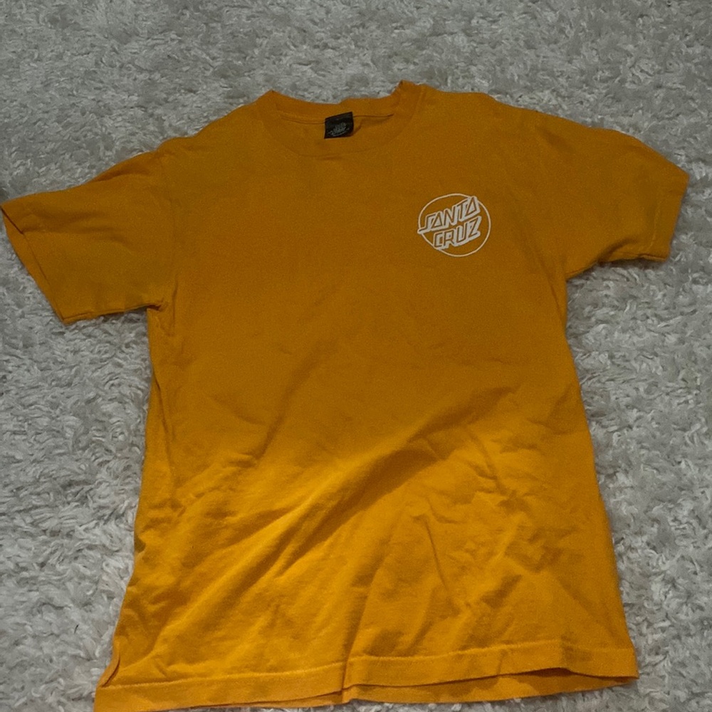 santa cruz medium yellow shirt